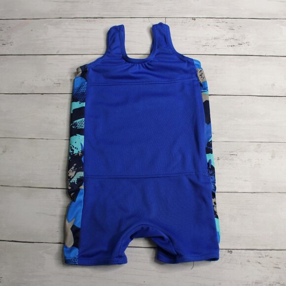Speedo Baby Boy's 1 Pc Swimsuit Size 12-24 Months Rashguard Floatation - Picture 6 of 6